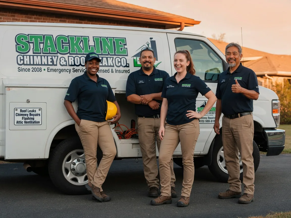 Chimney flashing repair company in Decatur, IL